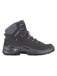 LOWA Skórzane buty turystyczne "Renegade GTX Mid Ws" w kolorze antracytowym rozmiar: 42,5. Czarne obuwie trekkingowe damskie Lowa, z gore-texu, bez zapięcia. Za 702.81 zł.