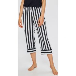 Dkny - Spodnie piżamowe. Szare piżamy damskie DKNY, z materiału. W wyprzedaży za 179.90 zł.