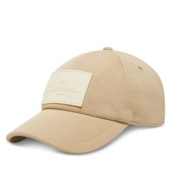 Czapka z daszkiem Weekend Max Mara. Brązowe czapki z daszkiem damskie Weekend Max Mara, bez wzorów. Za 269.99 zł.