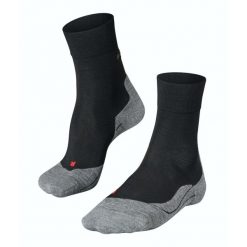 Skarpetki damskie Falke RU4 Wool. Czarne skarpetki damskie Falke, bez wzorów, z materiału. Za 147.50 zł.