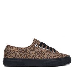 Tenisówki Superga. Brązowe trampki damskie Superga, bez wzorów, bez zapięcia. Za 205.99 zł.
