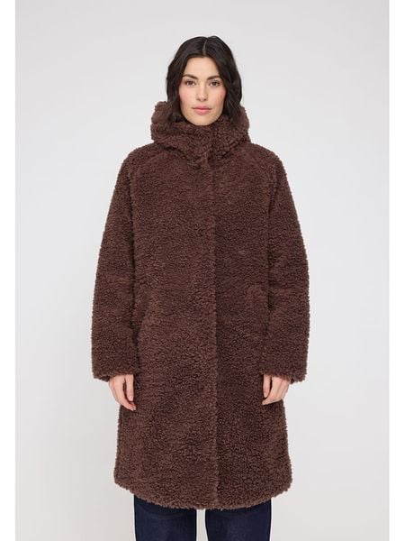 MAZINE Płaszcz przejściowy w kolorze brązowym rozmiar: S. Brązowe płaszcze damskie MAZINE, s, bez wzorów, bez kaptura. Za 428.43 zł.