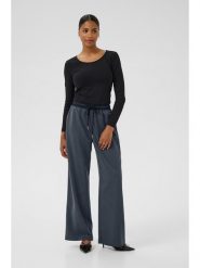 Kaffe Spodnie w kolorze niebieskim rozmiar: 34. Niebieskie spodnie materiałowe damskie Kaffe, bez wzorów, z materiału. Za 173.99 zł.