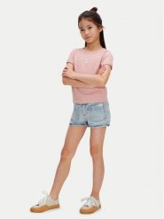 Calvin Klein Jeans T-Shirt LVCKSJB11G Różowy Regular Fit. Czerwone koszulki i t-shirty dziewczęce Calvin Klein Jeans, bez wzorów, z bawełny, bez kołnierzyka, bez ramiączek. Za 129.99 zł.