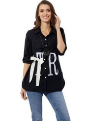 WITT WEIDEN Bluzka w kolorze czarnym rozmiar: 50. Czarne bluzki damskie WITT WEIDEN, bez wzorów, bez kołnierzyka, bez ramiączek. Za 52.17 zł.