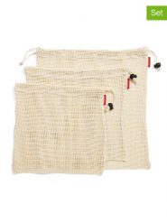Zassenhaus 3-częściowy zestaw w kolorze beżowym rozmiar: onesize. Brązowe shopper bag Zassenhaus, bez wzorów, z bawełny, bez dodatków. Za 39.49 zł.