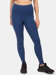 Kilpi Legginsy sportowe "Alexo" w kolorze granatowym rozmiar: 46. Niebieskie legginsy damskie Kilpi, bez wzorów, z materiału, outdoorowe. Za 173.99 zł.