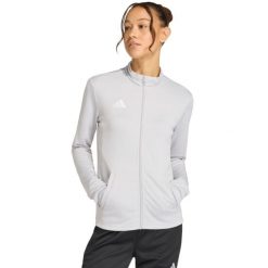 Bluza damska adidas Entrada 26 Track. Szare bluzy damskie Adidas, bez wzorów, z poliesteru, bez kaptura. Za 121.99 zł.