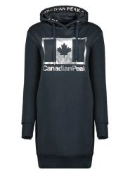 Canadian Peak Sukienka dresowa w kolorze granatowym rozmiar: L. Niebieskie sukienki damskie Canadian Peak, bez wzorów, z dresówki, bez ramiączek. Za 110.04 zł.