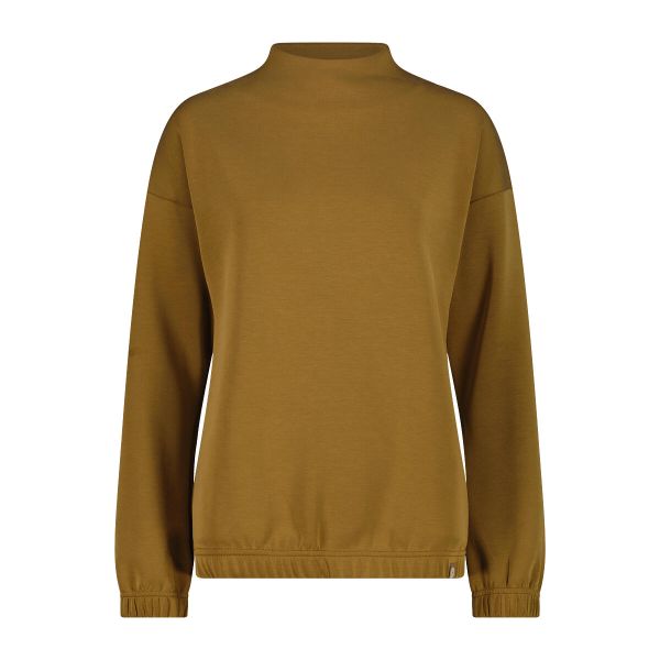 Damska bluza ze stójką CMP. Brązowe bluzy damskie CMP, s, bez wzorów, z satyny, bez kaptura. Za 253.00 zł.