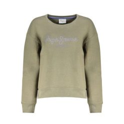 Bluza damska Pepe Jeans Frida. Zielone bluzy damskie Pepe Jeans, l, bez wzorów, z jeansu, bez kaptura. Za 339.85 zł.