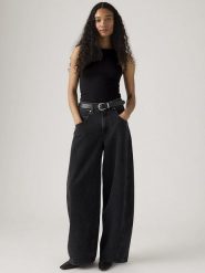 Levi's Dżinsy - Barrel fit - w kolorze czarnym rozmiar: W23/L30. Czarne jeansy damskie Levi's, z podwyższonym stanem. Za 238.45 zł.