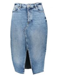 Sublevel Spódnica dżinsowa w kolorze błękitnym rozmiar: S. Niebieskie spódnice damskie Sublevel, s, bez wzorów, midi. Za 78.99 zł.