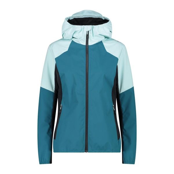 Kurtka damska turystyczna CMP 34Z2366. Zielone kurtki damskie CMP, s, bez wzorów, bez kaptura. Za 508.50 zł.