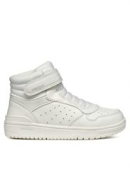 Geox Sneakersy J Washiba Girl J36HXA 05415 C1000 D Biały. Białe buty sportowe dziewczęce Geox, bez wzorów, ze skóry, bez zapięcia. Za 219.99 zł.
