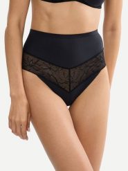 Triumph Stringi Comfort Contour 10226423 Czarny. Czarne stringi Triumph, bez wzorów, z syntetyku. Za 119.99 zł.