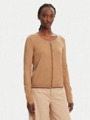 Liu Jo Kardigan WA5382 MS49I Brązowy Regular Fit. Brązowe kardigany damskie Liu Jo, s, bez wzorów, z bawełny. Za 319.99 zł.