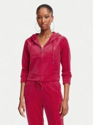 Juicy Couture Bluza Madison JCWA122001 Czerwony Slim Fit. Czerwone bluzy damskie Juicy Couture, xxs, bez wzorów, z syntetyku, bez kaptura. Za 407.99 zł.