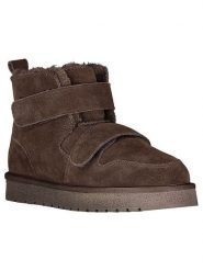 Geographical Norway Botki zimowe "Oscratch" w kolorze brązowym rozmiar: 37. Brązowe botki damskie Geographical Norway, na zimę, z futra, bez obcasa, bez zapięcia. Za 161.95 zł.