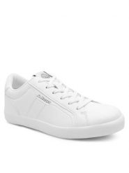 Kappa Sneakersy LOGO ROERA 331I5IW-A35 Biały. Białe obuwie sportowe damskie Kappa, z tworzywa sztucznego, bez zapięcia. W wyprzedaży za 119.99 zł.