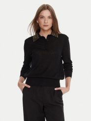 Lola Casademunt by Maite Sweter MF2511006 Czarny Regular Fit. Czarne swetry klasyczne damskie Lola Casademunt by Maite, l, z syntetyku, bez kołnierzyka. Za 659.99 zł.