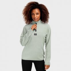 Bluza z cienkiego polaru do sportów zimowych damska Cascade-W. Zielone bluzy damskie SIROKO, na zimę, xl, bez wzorów, z polaru, bez kaptura. W wyprzedaży za 131.95 zł.