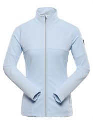 Alpine Pro Kurtka polarowa "Dozera" w kolorze błękitnym rozmiar: M/L. Niebieskie kurtki damskie Alpine Pro, l, z materiału, bez kołnierzyka. Za 197.63 zł.