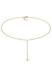 Elli Damski Choker Y soliter róża z kwarcem pozłacane srebro 925 Sterling Silver Naszyjniki 1 ct. Szare naszyjniki damskie Elli, z kwarcem, pozłacane. Za 249.89 zł.