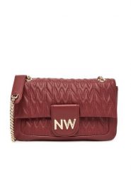 Nine West Torebka CEO-Astoria-Allure-LX10165 Bordowy. Czerwone torebki wieczorowe damskie Nine West, bez wzorów, z materiału, bez dodatków. Za 349.99 zł.