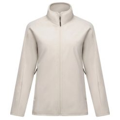 Damska Kurtka Moutdale Soft Shell. Czerwone kurtki sportowe damskie Regatta, m, bez wzorów, z elastanu, bez kaptura. Za 100.99 zł.