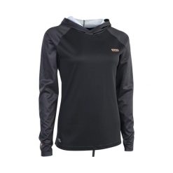 Koszulka surfingowa damska ION Wetshirt Hood LS black. Czarne bluzki damskie ION, m, bez wzorów, z lycry, bez kołnierzyka, bez ramiączek. W wyprzedaży za 119.00 zł.