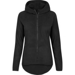 Bluza damska z kapturem Urban Classic polar fleece zip. Czarne bluzy damskie Urban Classics, bez wzorów, z polaru, z kapturem. Za 198.50 zł.
