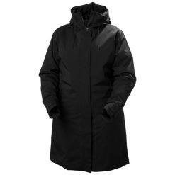 Damska kurtka wodoodporna Helly Hansen victoria. Czarne kurtki damskie Helly Hansen, s, bez wzorów, z poliesteru, bez kaptura. Za 821.50 zł.