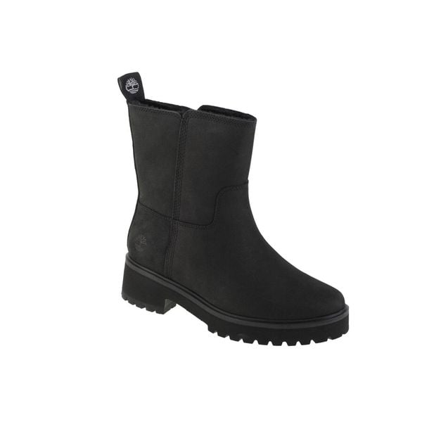 Buty zimowe damskie, Carnaby Cool Wrmpullon WR. Czarne obuwie trekkingowe damskie Timberland, bez zapięcia. Za 599.99 zł.