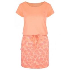 Damska sukienka sportowa Loap Asmen Pomarańczowa. Brązowe sukienki damskie ZSPORT, bez wzorów, z bawełny, sportowe, bez ramiączek. Za 140.99 zł.