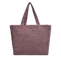 Torebka Roxy. Fioletowe shopper bag Roxy, bez wzorów, bez dodatków. Za 169.99 zł.