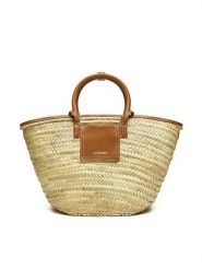 JACQUEMUS Torebka Le Panier Soli 23E223BA045-3072 Beżowy. Brązowe torebki klasyczne damskie JACQUEMUS, z tworzywa sztucznego, bez dodatków. Za 1,809.00 zł.
