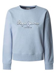 Pepe Jeans Bluza "Maddy" w kolorze błękitnym rozmiar: S. Niebieskie bluzy damskie Pepe Jeans, s, bez wzorów, z bawełny, bez kaptura. Za 171.28 zł.