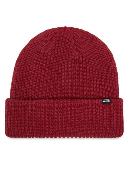 Vans Czapka Core Basic Cuff Beanie VN000QB4BRD1 Bordowy. Czerwone czapki damskie Vans, na zimę, bez wzorów. Za 79.99 zł.