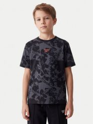 Reebok T-Shirt RK95062CCB Czarny Regular Fit. Czarne t-shirty i koszulki chłopięce Reebok, bez wzorów, z bawełny, bez kołnierzyka, bez ramiączek. Za 69.99 zł.