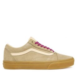 Tenisówki Vans. Brązowe trampki damskie Vans, bez wzorów, bez zapięcia. Za 369.99 zł.