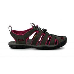 Buty do chodzenia damskie Keen Clearwater Leather Cnx. Niebieskie obuwie trekkingowe damskie Keen, z materiału, bez zapięcia. Za 648.00 zł.
