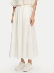 Max Mara Leisure Spódnica trapezowa Roal 2516771028 Biały Regular Fit. Białe spódnice damskie Max Mara Leisure, xl, bez wzorów, z bawełny. Za 549.99 zł.