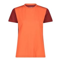 Koszulka damska CMP. Brązowe bluzki damskie CMP, bez wzorów, bez kołnierzyka, bez ramiączek. Za 199.95 zł.