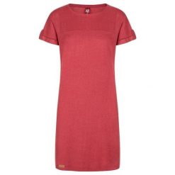 Damska sukienka Loap Nebraska czerwona. Brązowe sukienki damskie LOOP, bez wzorów, sportowe, bez ramiączek. Za 231.99 zł.