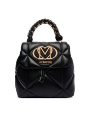 LOVE MOSCHINO Plecak JC4114PP1OLC0000 Czarny. Czarne plecaki Love Moschino, bez wzorów, ze skóry. Za 1,119.00 zł.
