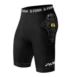 Szorty ochronne G-Form EX-1. Czarne spodenki sportowe damskie G-FORM, l, bez wzorów, z materiału, na fitness i siłownię. Za 554.00 zł.