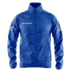 Kurtka Givova Rain Basico niebieska. Niebieskie kurtki damskie Givova, xs, bez wzorów, bez kaptura. Za 50.00 zł.