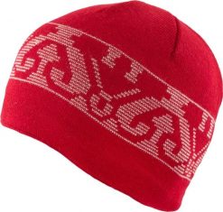Czapka zimowa Nordblanc z polarową podszewką na czole. Czerwone czapki damskie ZUN, na zimę, bez wzorów, z materiału. Za 124.99 zł.