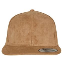 Czapka Z Daszkiem Ze Sztucznego Zamszu. Zielone czapki z daszkiem damskie FLEXFIT, bez wzorów. Za 104.99 zł.